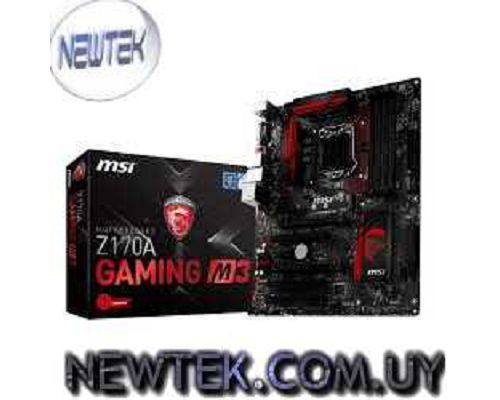 Motherboard MSI Z170A GAMING M3 Socket 1151 Z170 DDR4 SATAIII USB3 DVI HDMI